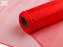 Textillux.sk - produkt Organza šírka 21 cm - 26 červená