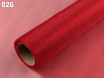 Textillux.sk - produkt Organza stredný lesk šírka 36 cm - 26 červená