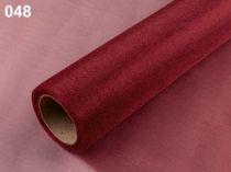 Textillux.sk - produkt Organza stredný lesk šírka 36 cm - 48 bordó