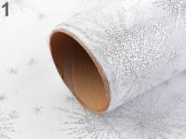 Textillux.sk - produkt Organza vianočná s glitrami šírka 36 cm