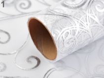 Textillux.sk - produkt Organza vianočná s potlačou šírka 36 cm