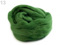 Textillux.sk - produkt Ovčie rúno 20 g česané extra jemné - 13 (206) zelená