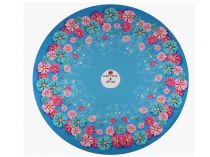 Textillux.sk - produkt Panel na dievčenskú kolesovú sukňu - 2 modrá azurová kvety