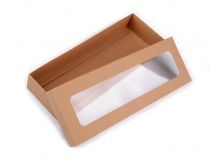 Textillux.sk - produkt Papierová krabica natural s priehľadom