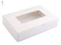Textillux.sk - produkt Papierová krabica s priehľadom 5x16x24 cm