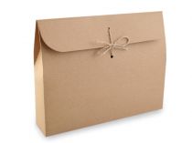 Papierová krabička natural so špagátom