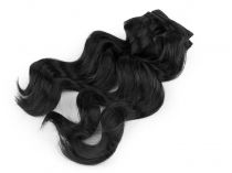Textillux.sk - produkt Parochňa / vlasy pre bábiky 25 cm vlnité - 5 čierna