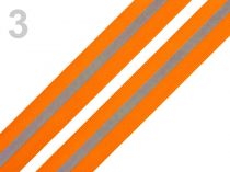 Textillux.sk - produkt Páska reflexná šírka 30mm na tkanine - 3 oranžová   neon