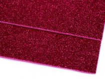 Textillux.sk - produkt Penová guma Moosgummi s glitrami 20x30 cm - 13 pink