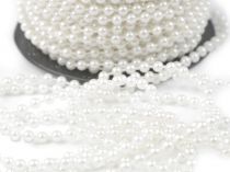 Textillux.sk - produkt Perly na šnúre Ø4 mm menší návin - 5 perlová