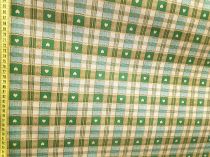 Textillux.sk - produkt PVC obrusy do interiéru a záhrady širka 140 cm - 10 zelená, zlaté srdiečka