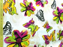 Textillux.sk - produkt Okrúhle PVC obrusy do interiéru a záhrady priemer 140 cm - 13 farebné motýle
