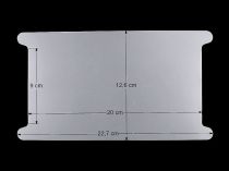 Textillux.sk - produkt Plastová karta s výrezom 12,6x22,7 cm