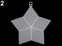 Textillux.sk - produkt Plastová vyšívacia mriežka kruh, hviezda, štvorec
