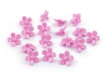 Textillux.sk - produkt Plastové gombíky / korálky kvet Ø15 mm - 3 ružová svetlá