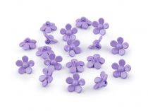 Textillux.sk - produkt Plastové gombíky / korálky kvet Ø15 mm - 4 fialová lila