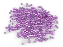 Textillux.sk - produkt Plastové koráliky Glance / perly Ø3 mm - 26 fialová lila