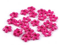 Textillux.sk - produkt Plastové korálky kvet Ø18 mm - 5 pink