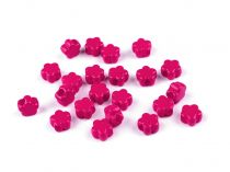 Textillux.sk - produkt Plastové korálky kvet Ø9 mm - 4 pink