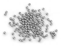 Textillux.sk - produkt Plastové voskové koráliky / perly Glance Ø4 mm - F30 šedá holubia