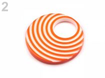 Textillux.sk - produkt Plastový donut Ø25 mm - 2 oranžová  