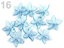 Textillux.sk - produkt Plastový kvet transparent Ø29mm - 16 (41) - 29 mm modrofialová