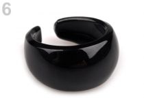 Textillux.sk - produkt Plastový prsteň - 6 čierna