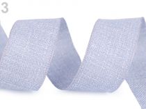 Textillux.sk - produkt Plátnová stuha šírka 26 mm imitácia ľanu - 3 modrá ľadová