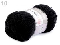 Textillux.sk - produkt Pletacia priadza 100 g Merino hrčky - 10 (585) čierna