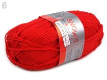 Textillux.sk - produkt Pletacia priadza 50 g Limone - 6 (003) červená