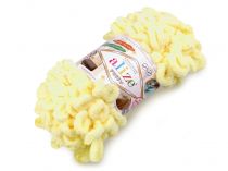 Textillux.sk - produkt Pletacia priadza Alize Puffy 100 g - 16 (13) bielo žltá