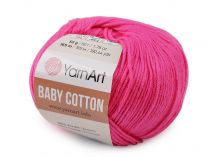 Textillux.sk - produkt Pletacia priadza Baby Cotton 50 g - 17 (422) pink