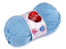 Textillux.sk - produkt Pletacia priadza Baby Love a Care 100 g - 19 (566) modrá svetlá