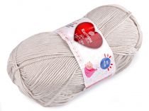 Textillux.sk - produkt Pletacia priadza Baby Love a Care 100 g - 20 (945) šedobežová