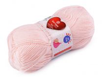 Textillux.sk - produkt Pletacia priadza Baby Love a Care 100 g - 25 (255) pudrovo-lososová