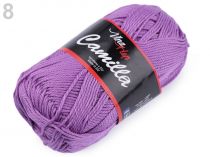 Textillux.sk - produkt Pletacia priadza Camilla 50 g - 8 (8055) fialová tmavá