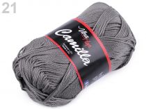 Textillux.sk - produkt Pletacia priadza Camilla 50 g - 21 (8235) šedá tmavá