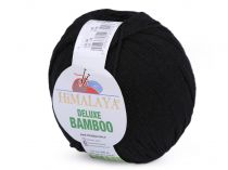 Textillux.sk - produkt Pletacia priadza Deluxe Bamboo 100 g - 9 (29) čierna
