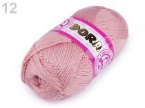 Textillux.sk - produkt Pletacia priadza Dora 100 g - 12 (001) pink