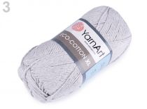 Textillux.sk - produkt Pletacia priadza Eco - cotton XL 200 g - 3 (763) šedá najsvetlejšia