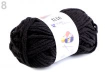 Textillux.sk - produkt Pletacia priadza Elen 50 g Vlnap - 8 (59005) čierna