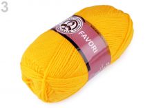 Textillux.sk - produkt Pletacia priadza Favori 100 g - 3 (029) žltá