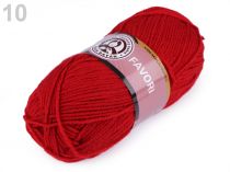 Textillux.sk - produkt Pletacia priadza Favori 100 g - 10 (033) červená tm.
