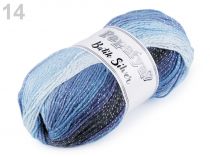 Textillux.sk - produkt Pletacia priadza Flora lurex 100 g - 14 (19) modrá svetlá