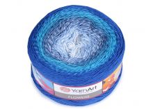 Textillux.sk - produkt Pletacia priadza Flowers 250 g YarnArt - 13 (299) jaspis modrý oceán