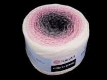 Textillux.sk - produkt Pletacia priadza Flowers merino 225 g - 546 krémová svetlá ružová