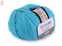 Textillux.sk - produkt Pletacia priadza Gina 50 g YarnArt - 8 (33) modrá azurová