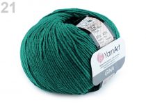Textillux.sk - produkt Pletacia priadza Gina 50 g YarnArt - 21 (63) zelená malachitová
