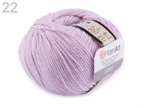 Textillux.sk - produkt Pletacia priadza Gina 50 g YarnArt - 22 (19) najsvetlejšia fialová