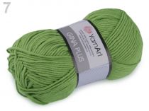 Textillux.sk - produkt Pletacia priadza Gina Plus 100 g YarnArt - 7 (69) zelená
